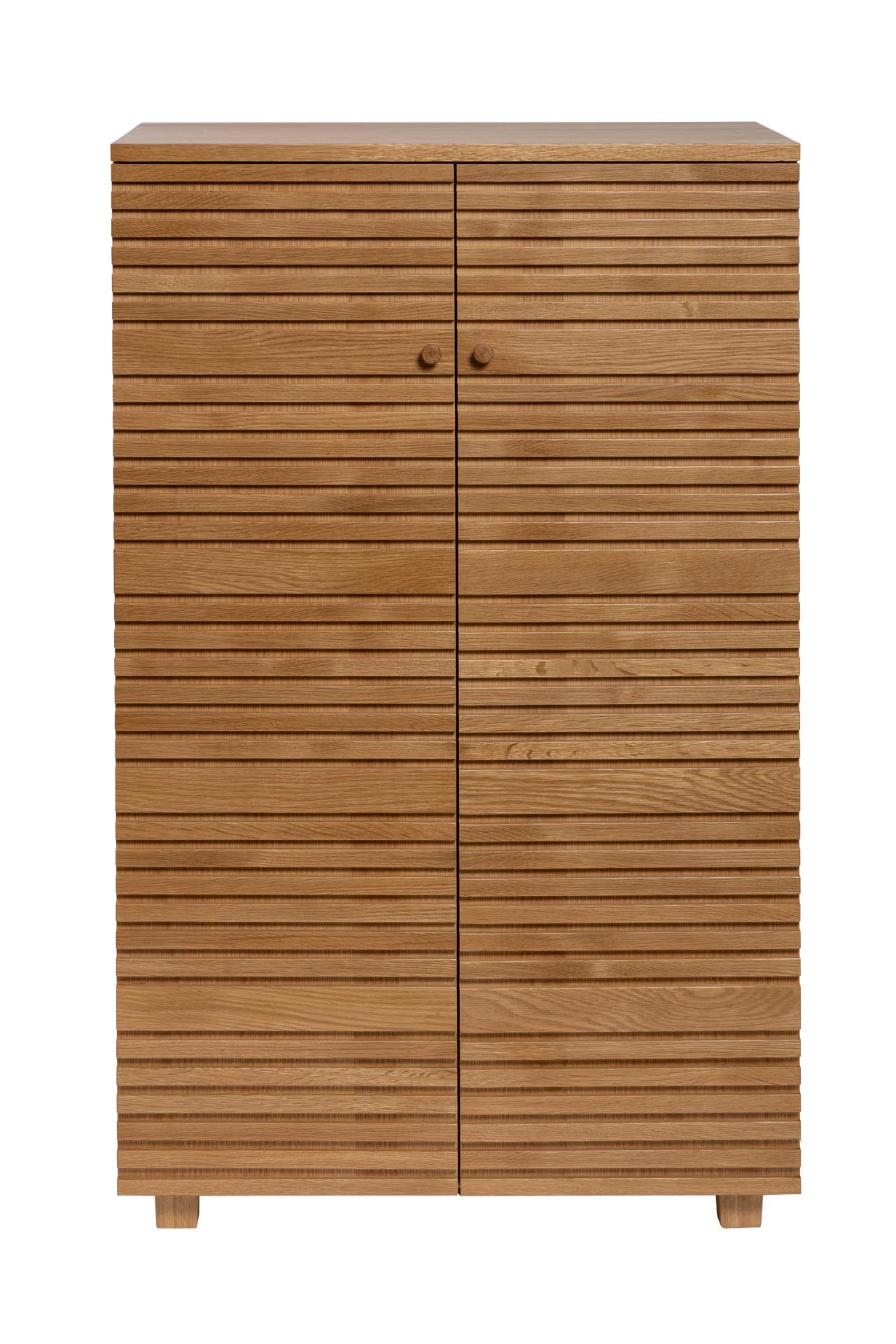 chameleon cupboard - oiled oak. tall chameleon cabinet with internal shelves