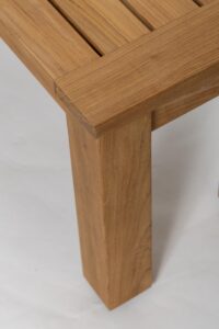 antibes 116cm outdoor bench - outdoor bench in plantation teak.