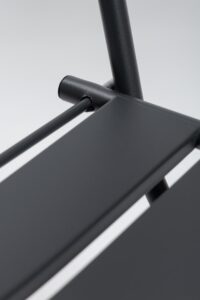 trattoria bistro set - anthracite, chair detail