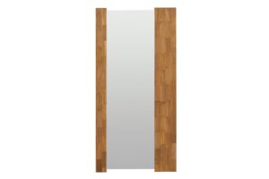 block mirror long - 150 x 75 - portrait - teak framed mirror