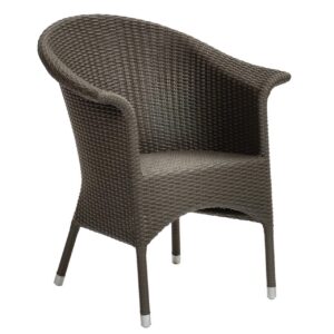 classic armchair - slate peel - fully woven outdoor armchair