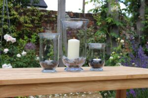 bedouin glass hurricane lamps - mood