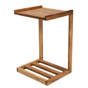 cousin side table - plantation teak