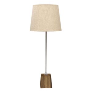 cairn table lamp natural with 25/20 shade in natural