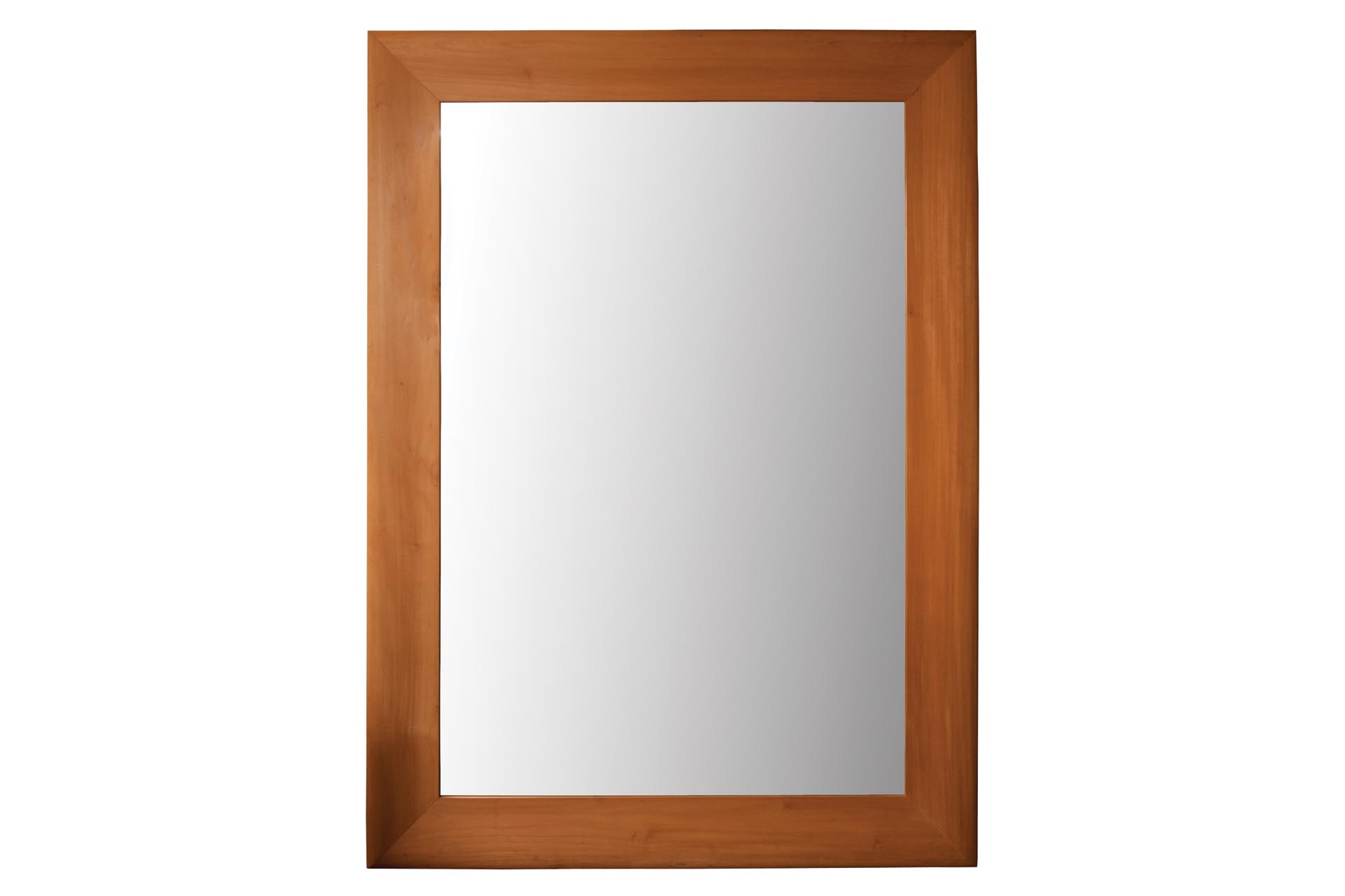 eno large mirror - natural - over sized large mirror with substantial hardwood frame