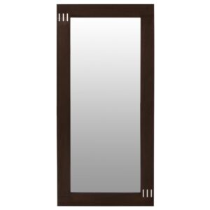 six mirror - large - earth stained hardwood - 136 x 64cm