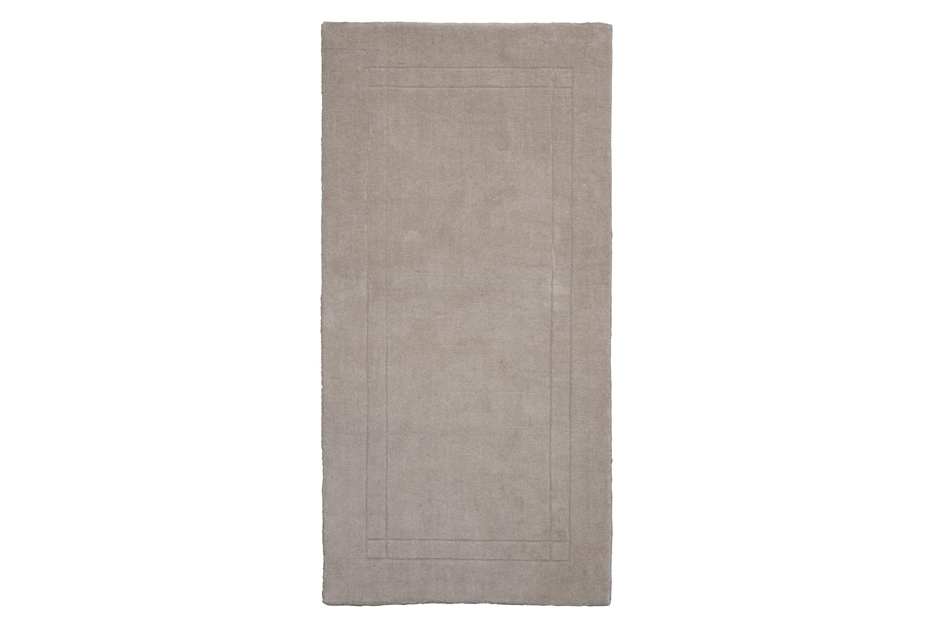 Landscape wool rug - putty. 75 x 150cm runner