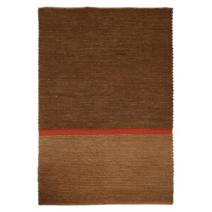Pebble & line wool rug, 170 x 240cm - contemporary rug design, large looped pile with textured line detail